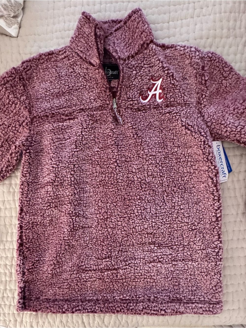 boxercraft Adult Alabama Sherpa Pullover - Mauve